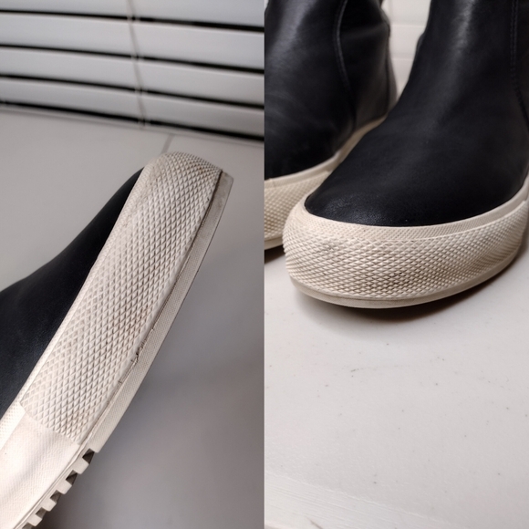 Frye Gia Lug Women's Leather Zip Ankle Booties Sz 8.5 - Picture 15 of 16